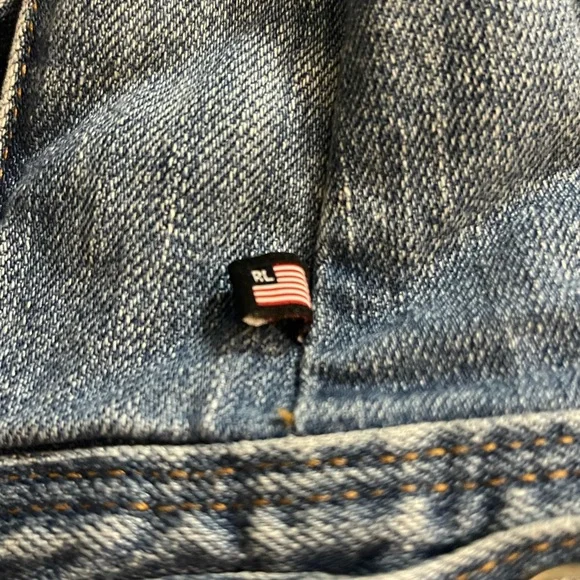 Ralph Lauren Polo Jeans Co. Light Blue Denim Jacket - Picture 5 of 6